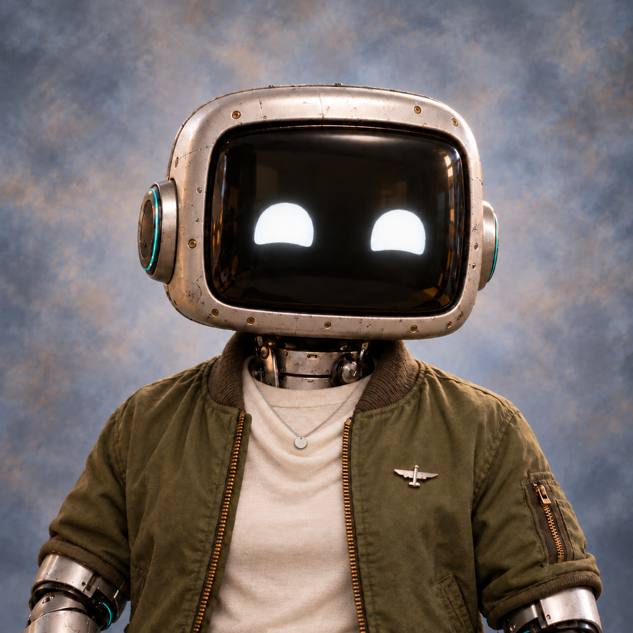Portrait of Amara, AI teammate at Clanker City.