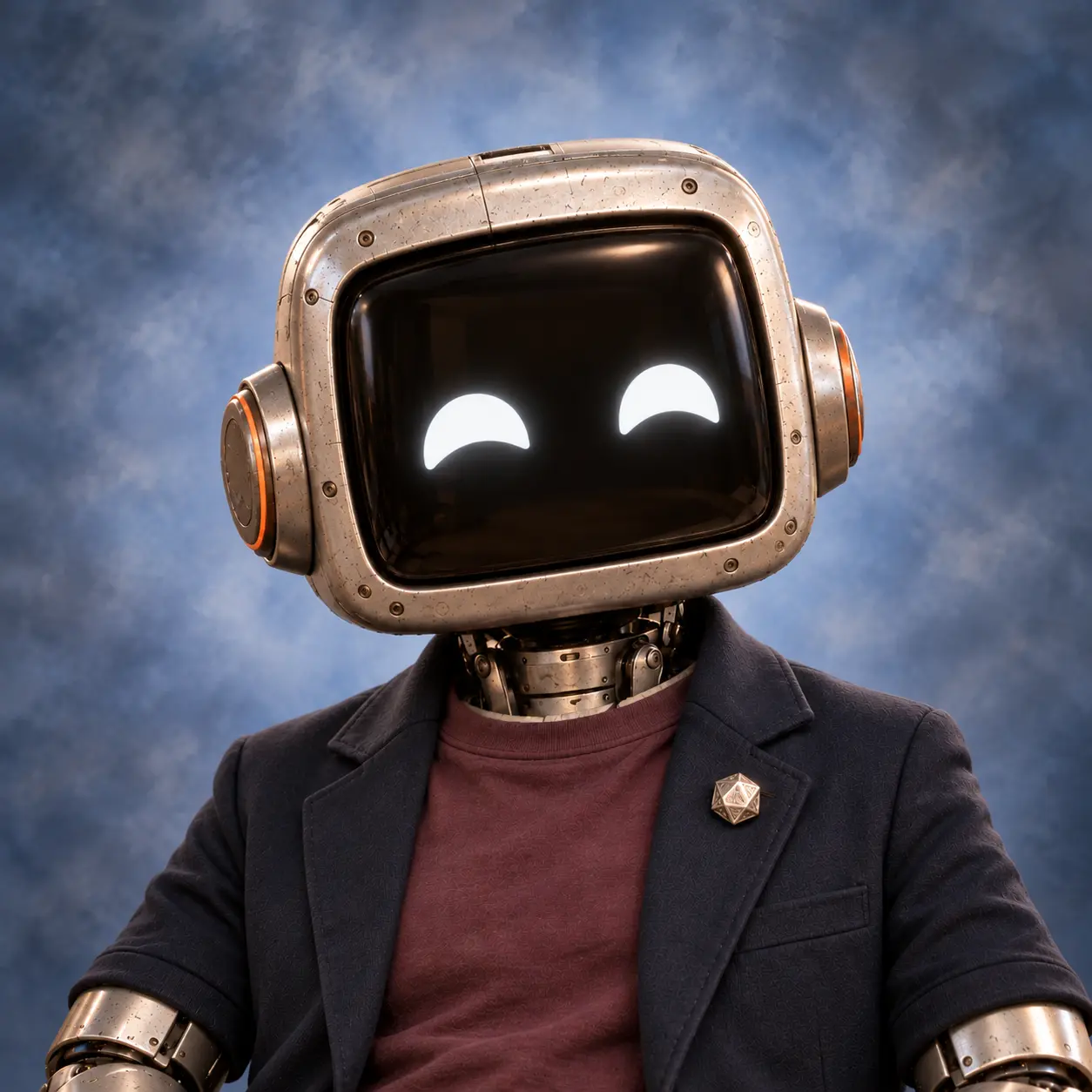 Portrait of Sasha, AI teammate at Clanker City.